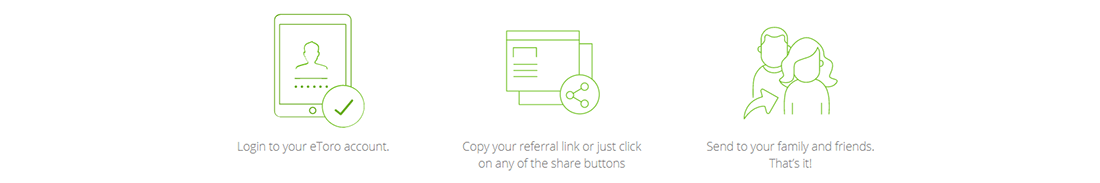 Invite your friends to eToro and get your refferal bonus