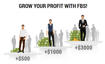 The FBS provides a referral program for its clients through a partner bonus system.
